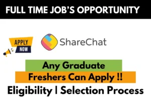 ShareChat Recruitment Drive 2025