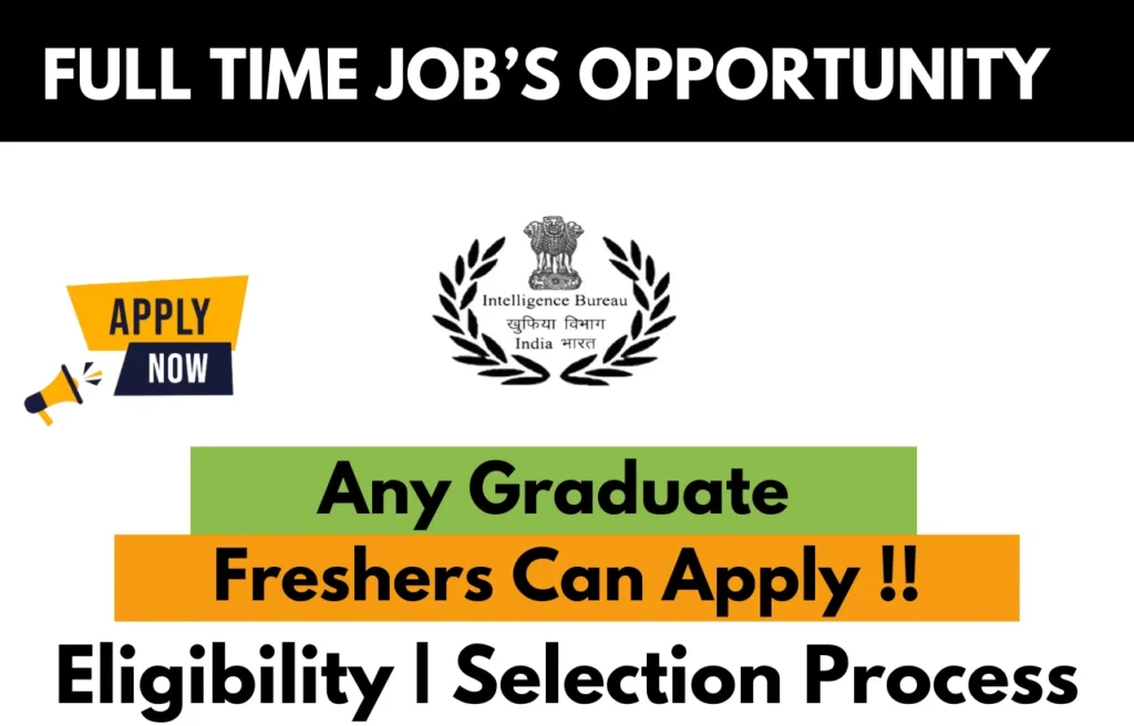 Intelligence Bureau Recruitment Drive 2025
