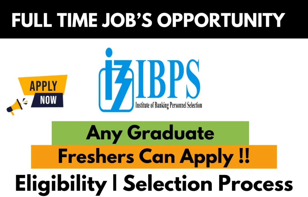 IBPS CRP CSA XV Recruitment Drive 2025
