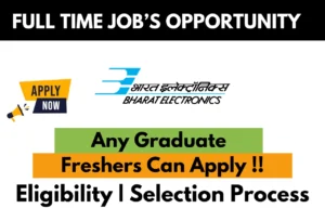 BEL Recruitment Drive 2025