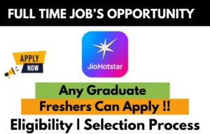 JioHotstar Recruitment Drive 2025