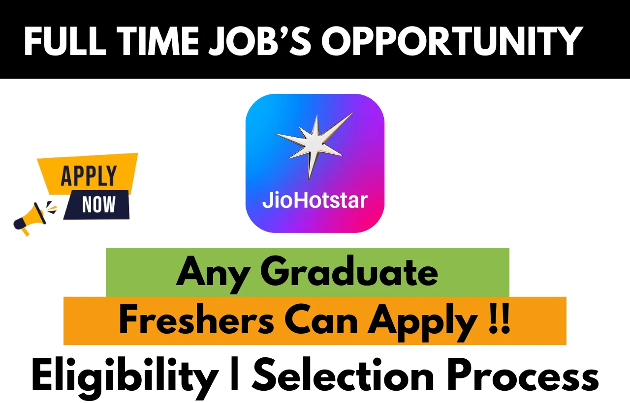 JioHotstar Recruitment Drive 2025