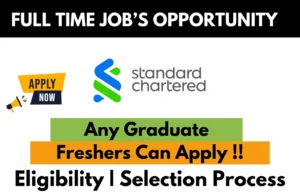 Standard Chartered Recruitment Drive 2025