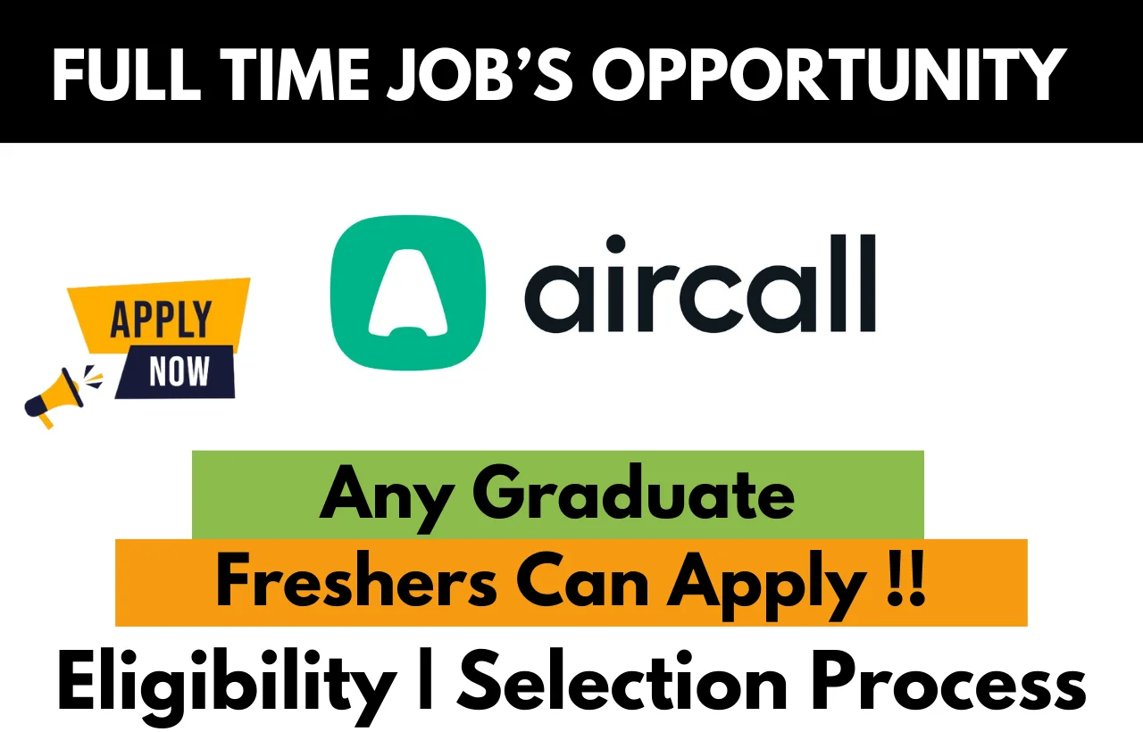 Aircall Recruitment Drive 2025