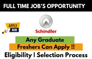 Schindler Group Recruitment Drive 2025