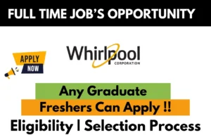 Whirlpool Recruitment Drive 2025