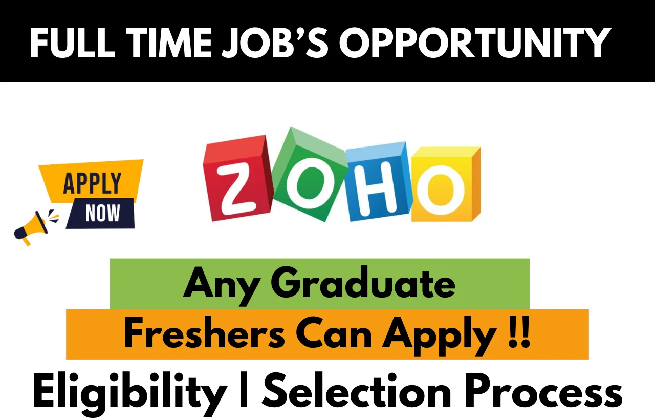 Zoho Recruitment Drive 2025