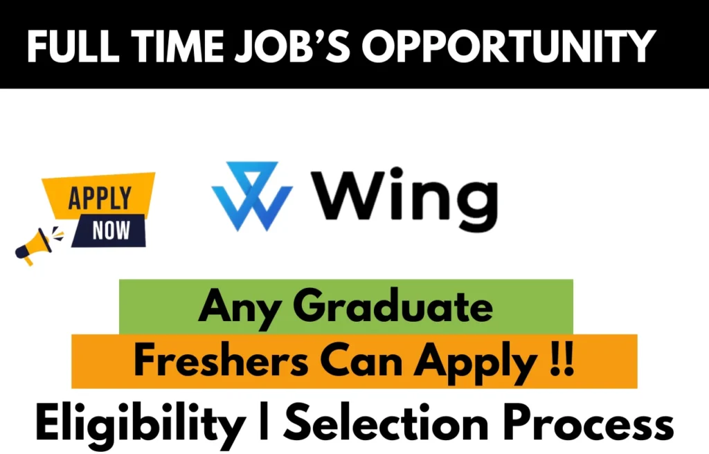 Wing Assistant Recruitment Drive 2025