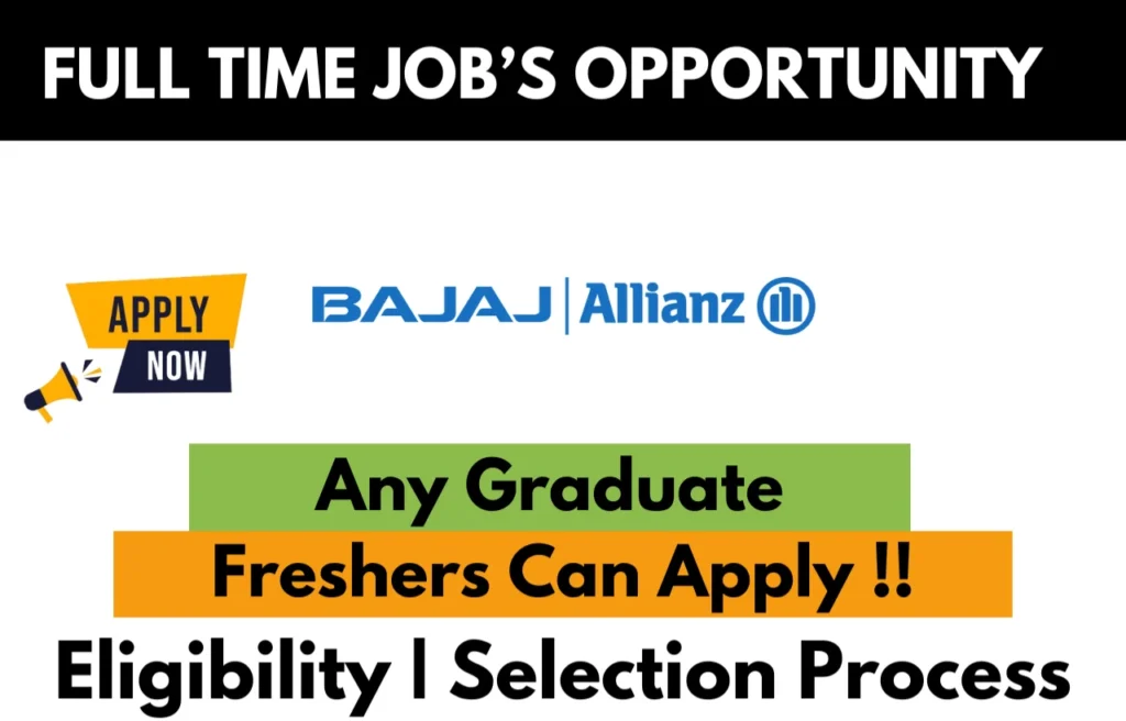 Bajaj Allianz Recruitment Drive 2025