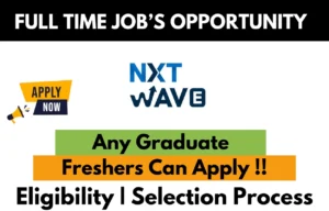 NxtWave Recruitment Drive 2026