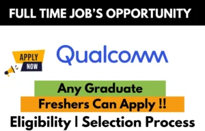 Qualcomm Recruitment Drive 2026