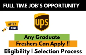 UPS Recruitment Drive 2025