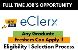 eClerx Recruitment Drive 2026