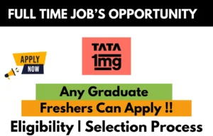 Tata 1mg Recruitment Drive 2026