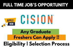 Cision Recruitment Drive 2026