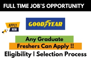Goodyear Recruitment Drive 2026