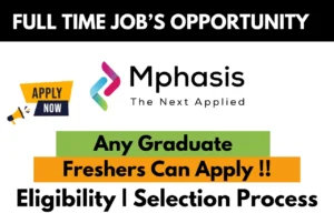 Mphasis Recruitment Drive 2026