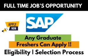 SAP Recruitment Drive 2026