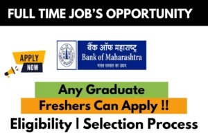 Bank of Maharashtra Recruitment Drive 2026