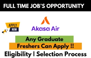 Akasa Air Recruitment Drive 2026
