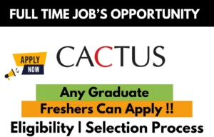 Cactus Recruitment Drive 2026