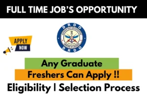 DRDO Recruitment Drive 2026