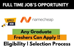 Namecheap Recruitment Drive 2026
