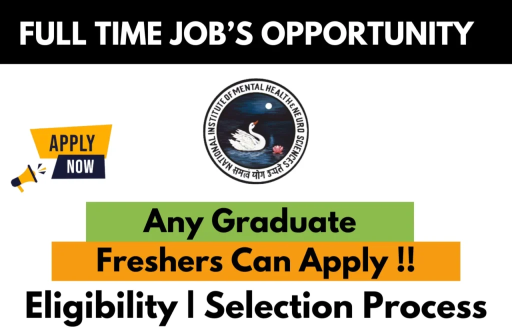 NIMHANS Recruitment Drive 2026