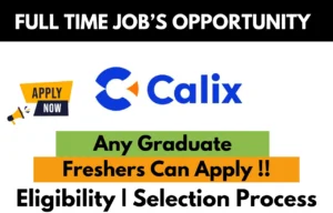 Calix Recruitment Drive 2026