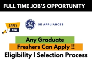 GE Appliances Recruitment Drive 2026