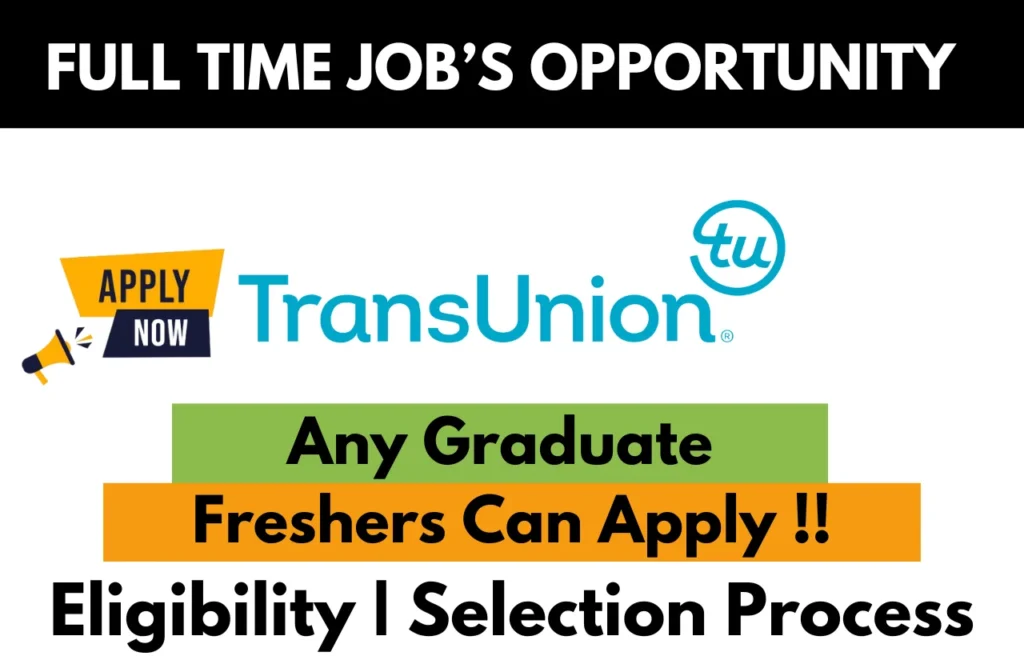 TransUnion Recruitment Drive 2026