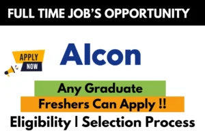 Alcon Recruitment Drive 2026