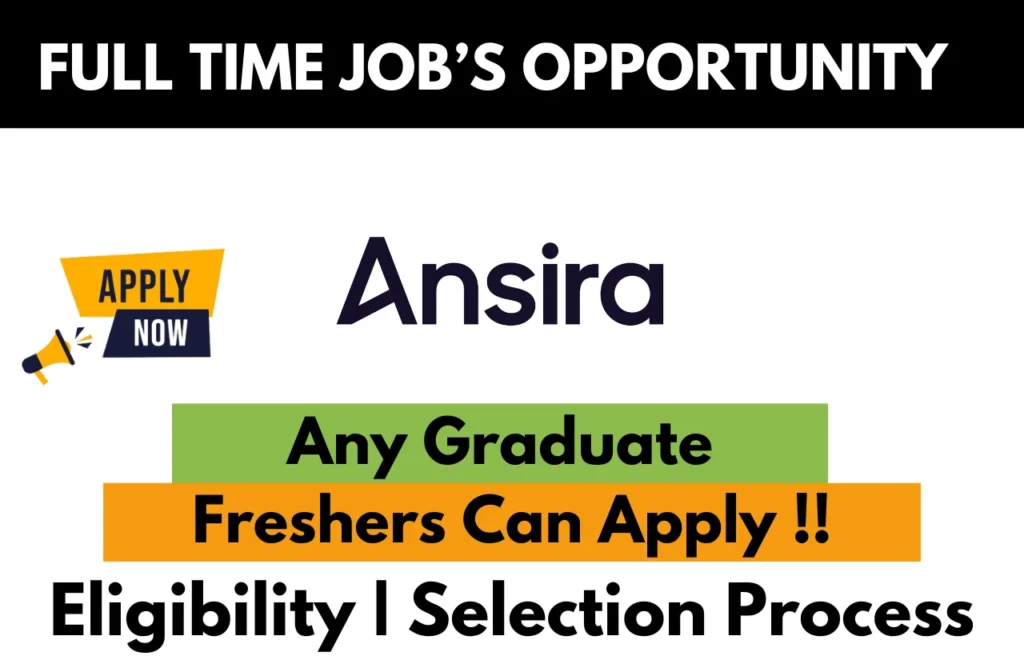 Ansira Recruitment Drive 2026