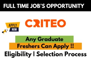 Criteo Recruitment Drive 2026