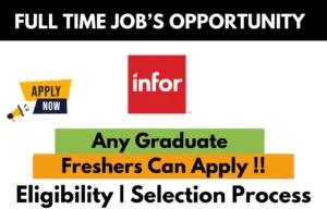 Infor Recruitment Drive 2026