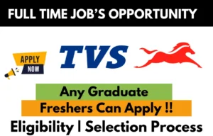 TVS Recruitment Drive 2026