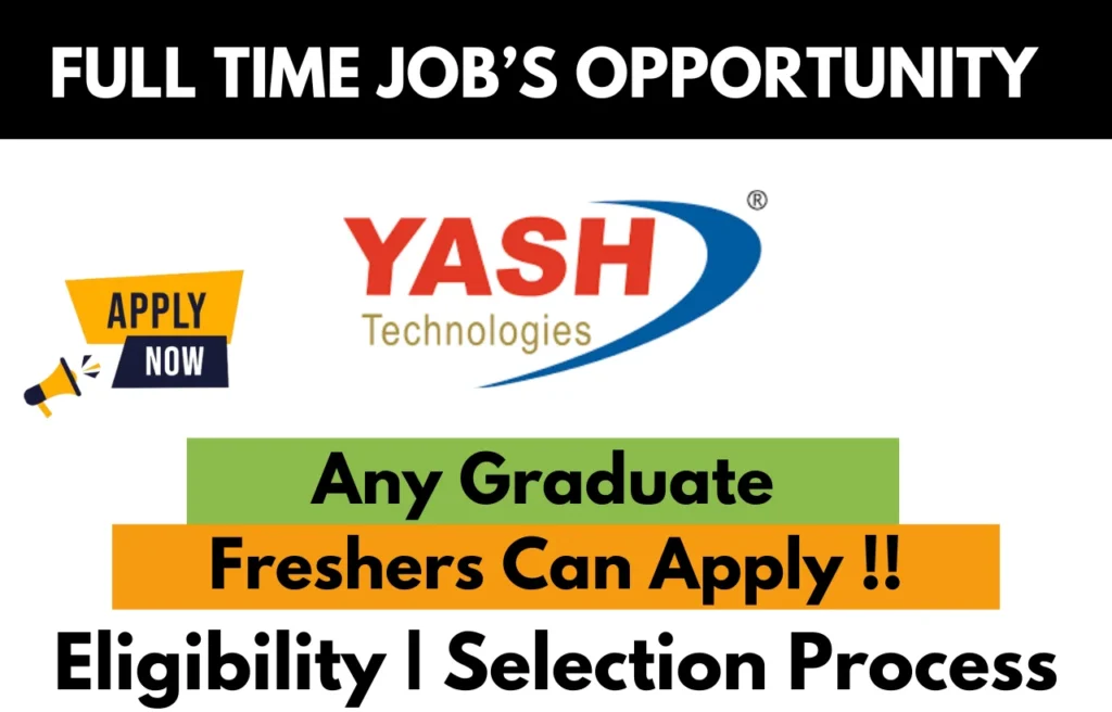 YASH Technologies Recruitment Drive 2026