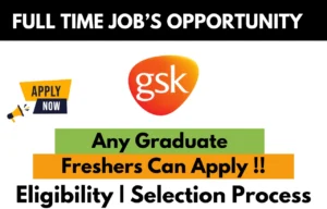 GSK Recruitment Drive 2026