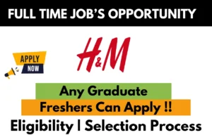 H&M Recruitment Drive 2026