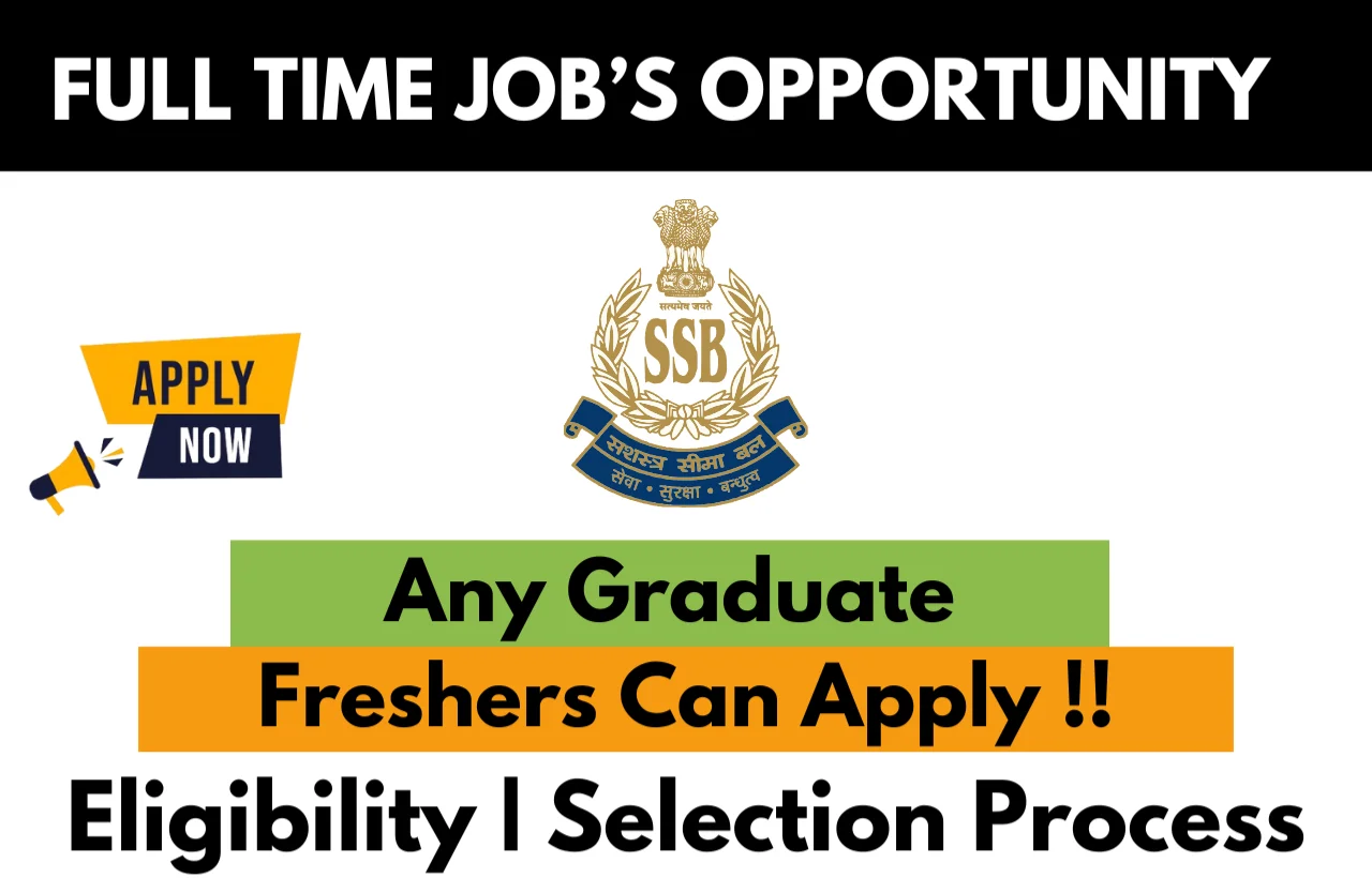 SSB Recruitment Drive 2026