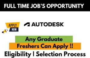 Autodesk Recruitment Drive 2026