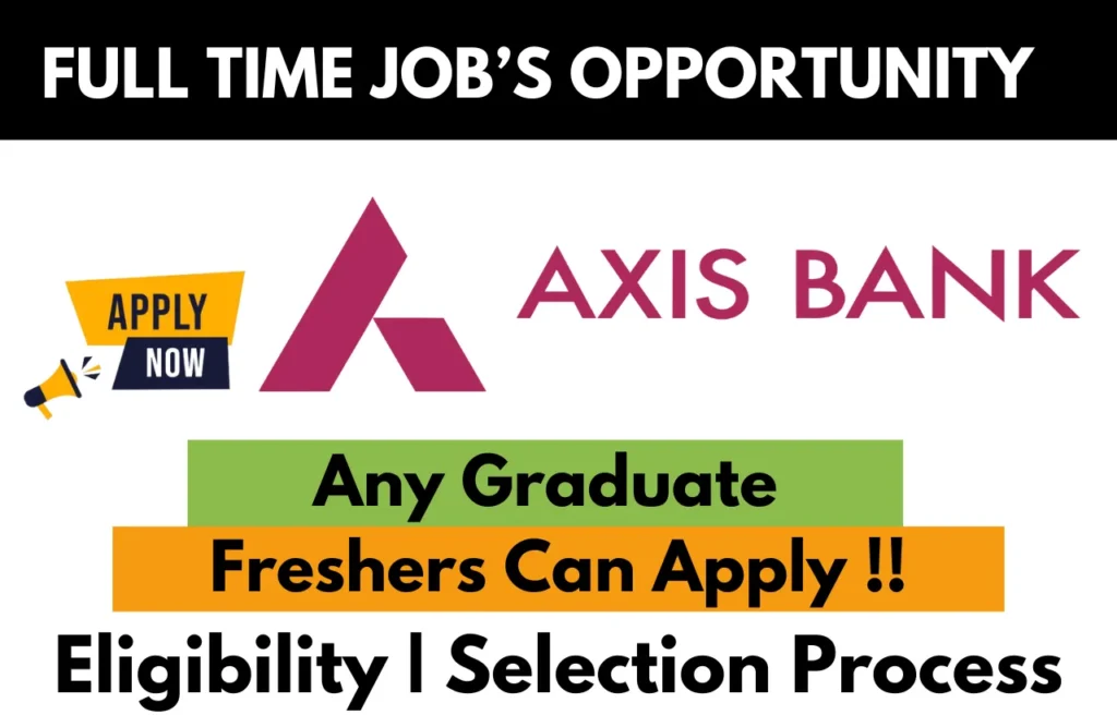 Axis Bank Recruitment Drive 2026