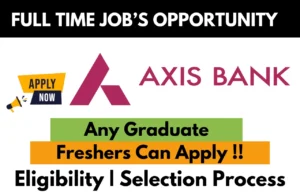 Axis Bank Recruitment Drive 2026