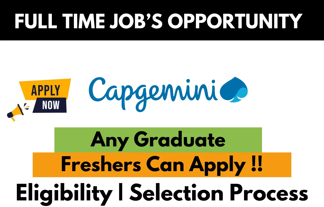 Capgemini Recruitment Drive 2026
