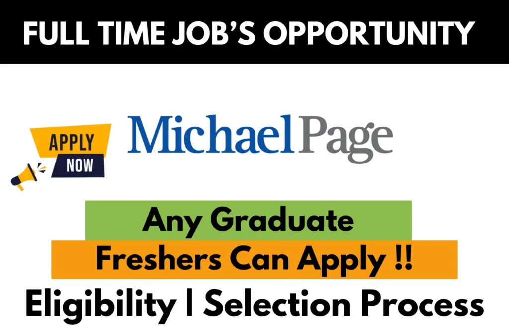 Michael Page Recruitment Drive 2026