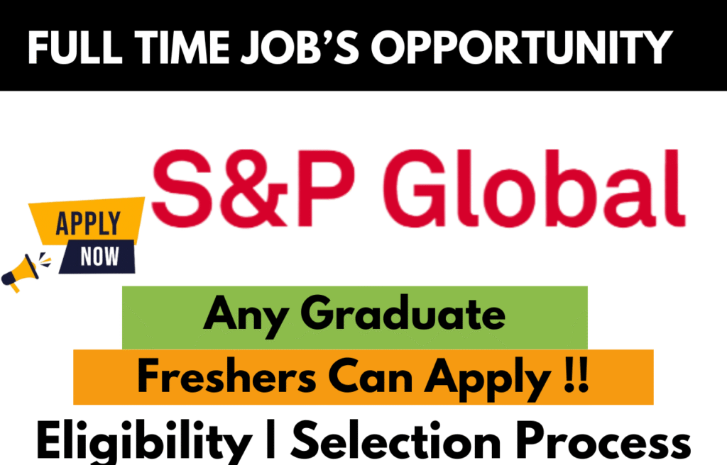 S&P Global Recruitment Drive 2026