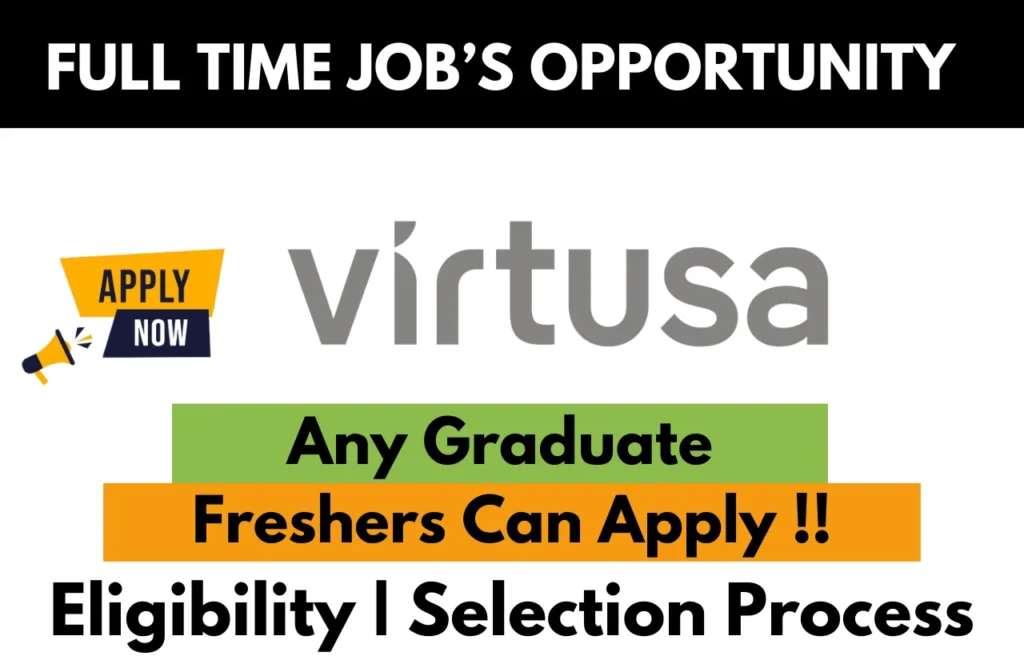 Virtusa Recruitment Drive 2026