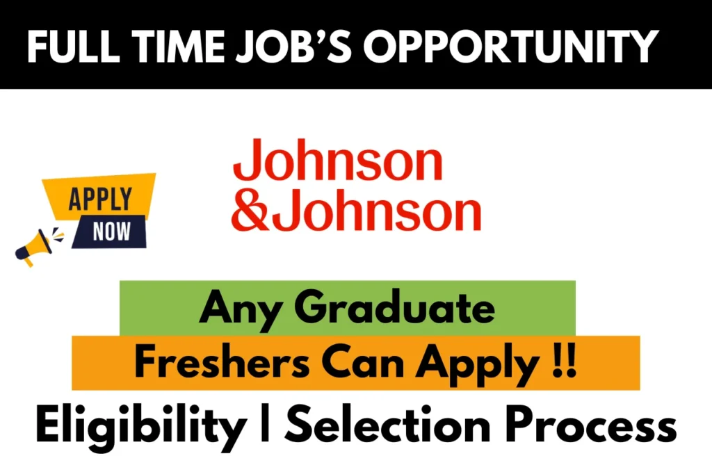 Johnson & Johnson Recruitment Drive 2026