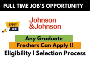 Johnson & Johnson Recruitment Drive 2026