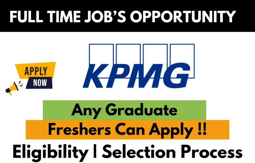 KPMG Recruitment Drive 2026